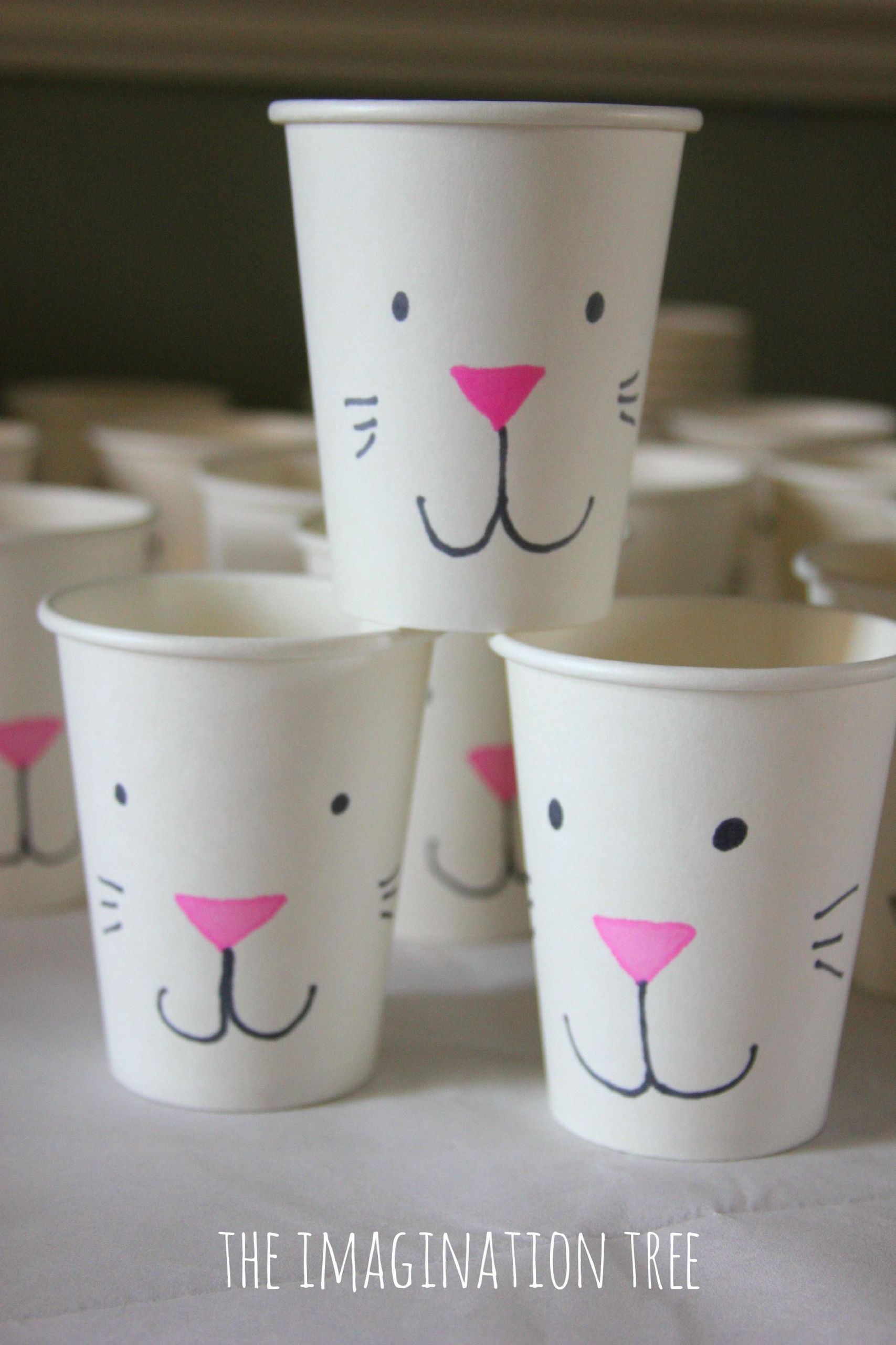 Easter Egg Birthday Party Ideas
 Easter Bunny Treat Cups