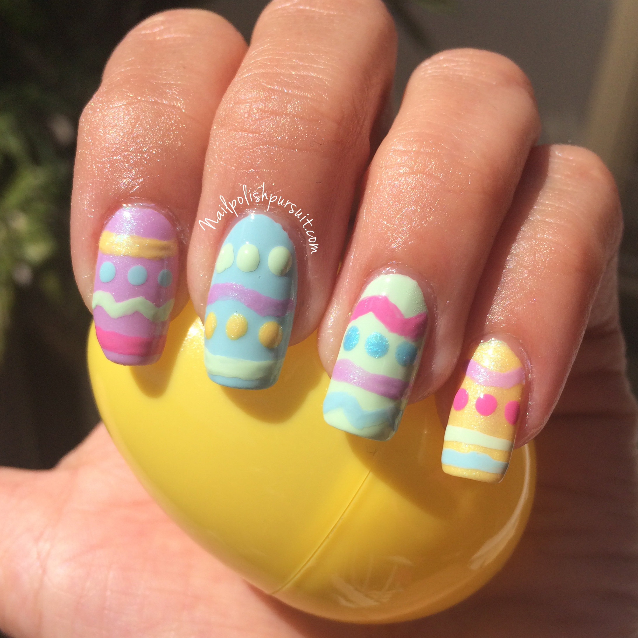 Easter Nail Colors
 Happy Easter Egg Nails The Polished Pursuit