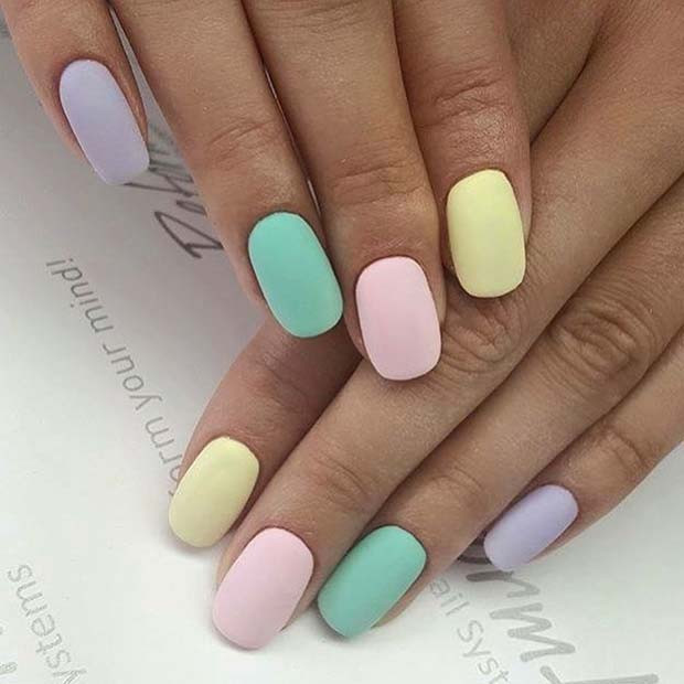 Easter Nail Colors
 41 Cute Easter Nail Designs for 2019
