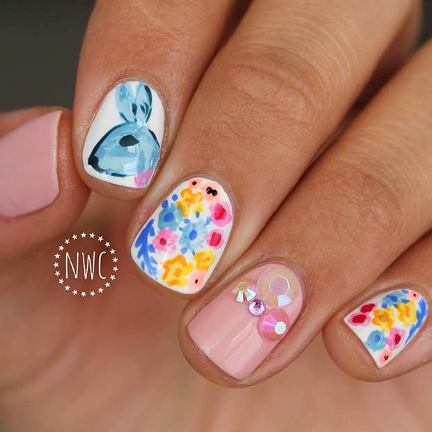 Easter Nail Colors
 41 Easy and Simple Easter Nail Art Designs