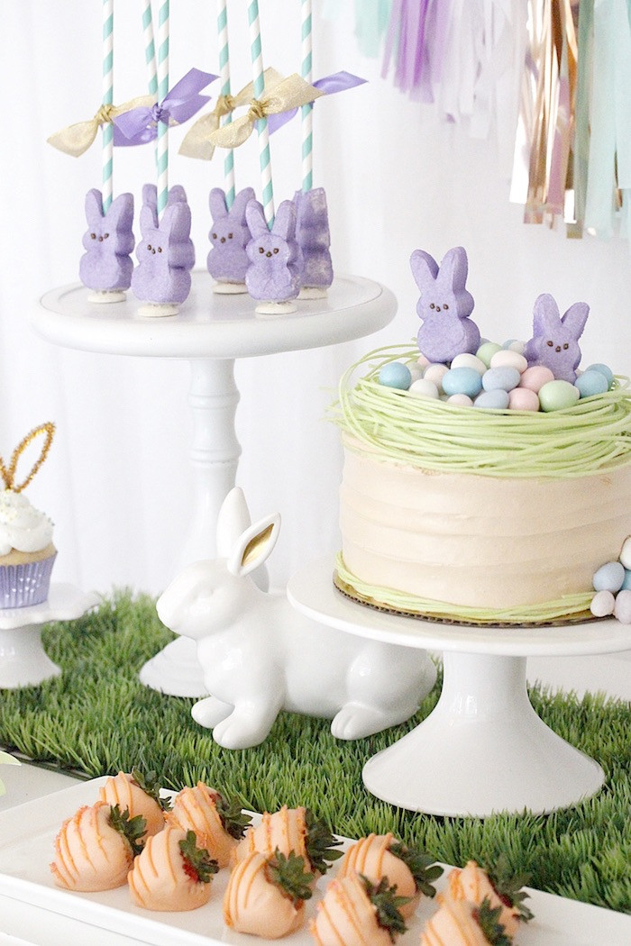 Easter Party Ideas Toddlers
 Kara s Party Ideas "Bunny Bash" Easter Party for Kids