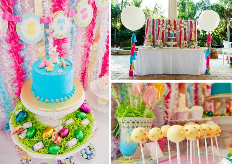 Easter Themed Party Ideas
 Kara s Party Ideas Pastel Easter themed spring party via