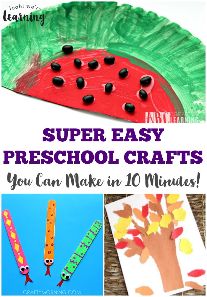Easy Crafts For Preschoolers
 Pocket Wockets and 10 Minute Preschool Crafts Preschool