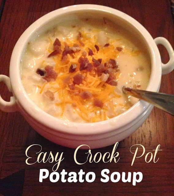 Easy Crock Pot Potato Soup
 955 best Kadin images on Pinterest