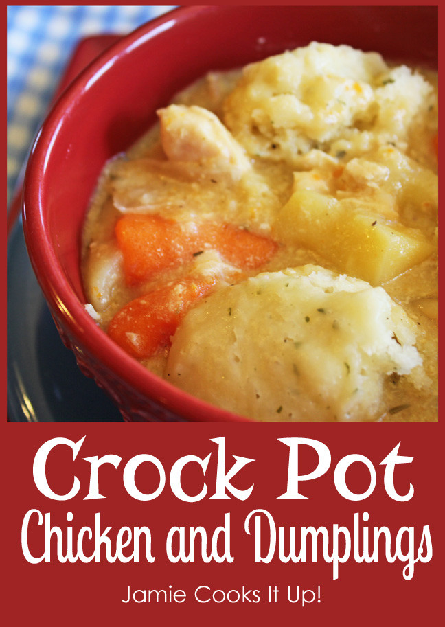 Easy Crockpot Chicken And Dumplings
 Chicken and Dumplings Crock Pot