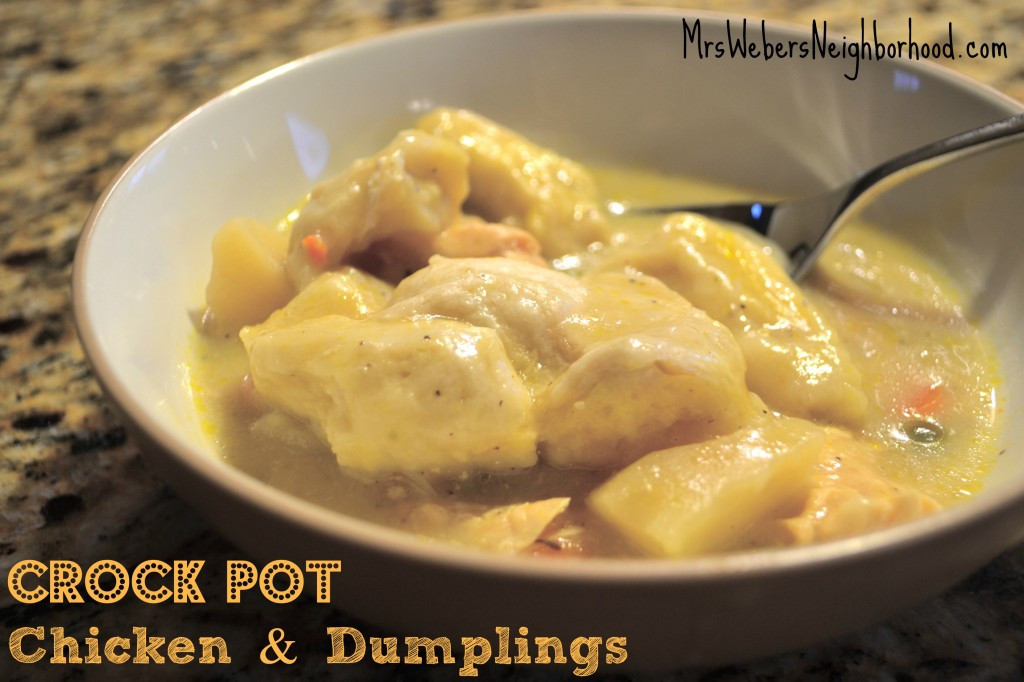 Easy Crockpot Chicken And Dumplings
 Recipe Crock Pot Chicken and Dumplings