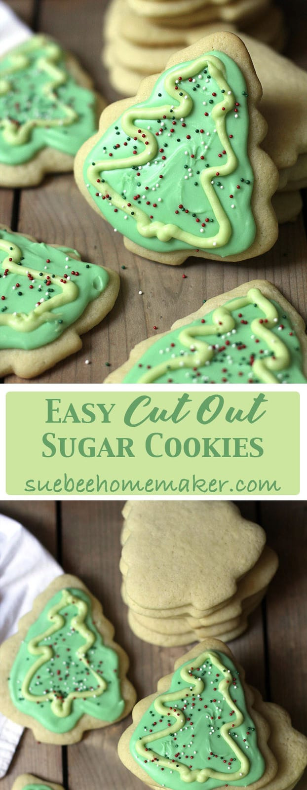 Easy Cutout Sugar Cookies Recipe
 Easy Cut Out Sugar Cookies SueBee Homemaker