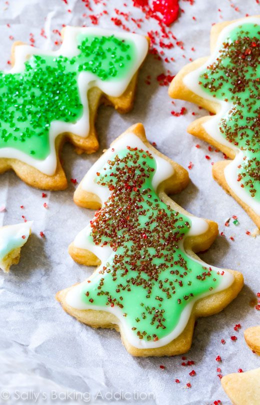 Easy Cutout Sugar Cookies Recipe
 Christmas Sugar Cookies with Easy Icing