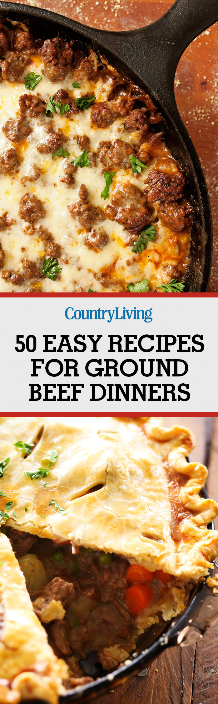 Easy Dinner Ideas With Ground Beef
 50 Best Ground Beef Recipes Dinner Ideas With Ground Beef