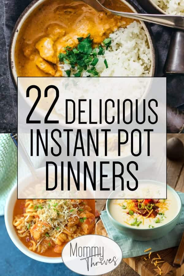 Easy Dinner Recipes For Beginners
 22 Delicious Instant Pot Dinners Mommy Thrives