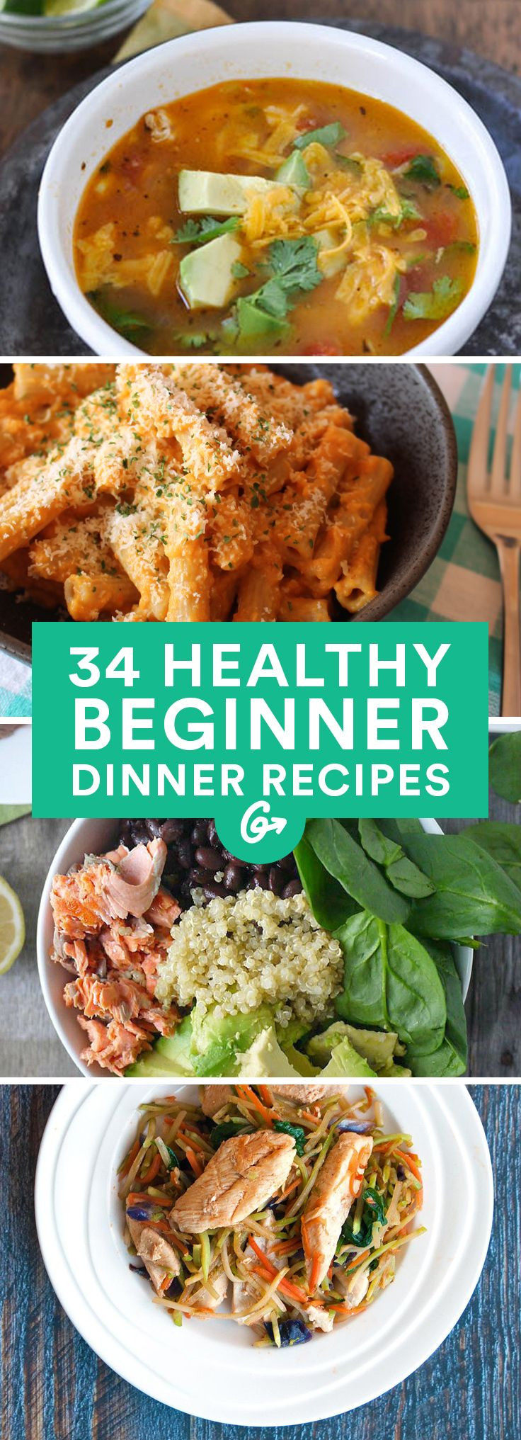 Easy Dinner Recipes For Beginners
 34 Healthy Dinner Recipes Anyone Can Make