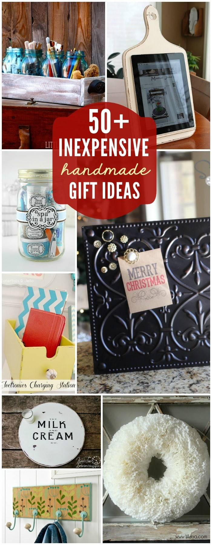 Easy DIY Christmas Gifts
 50 Inexpensive DIY Gift Ideas