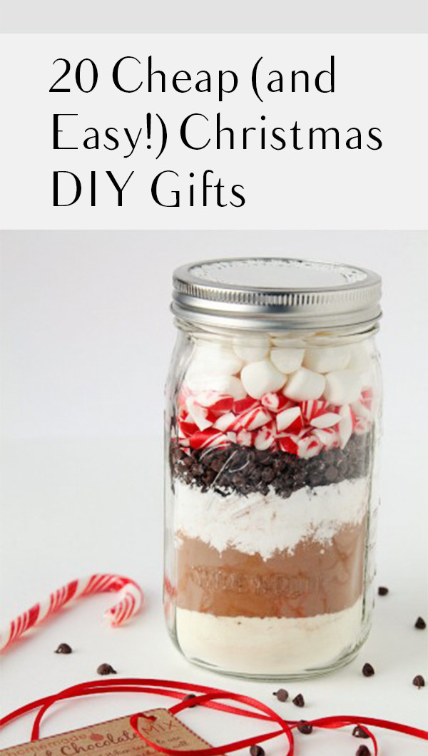 Easy DIY Christmas Gifts
 20 Cheap and Easy DIY Christmas Gifts – My List of Lists