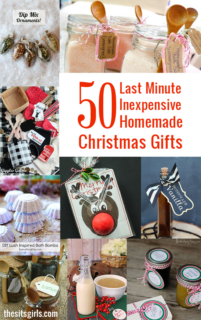Easy DIY Christmas Gifts
 50 Last Minute Inexpensive Homemade Christmas Gifts