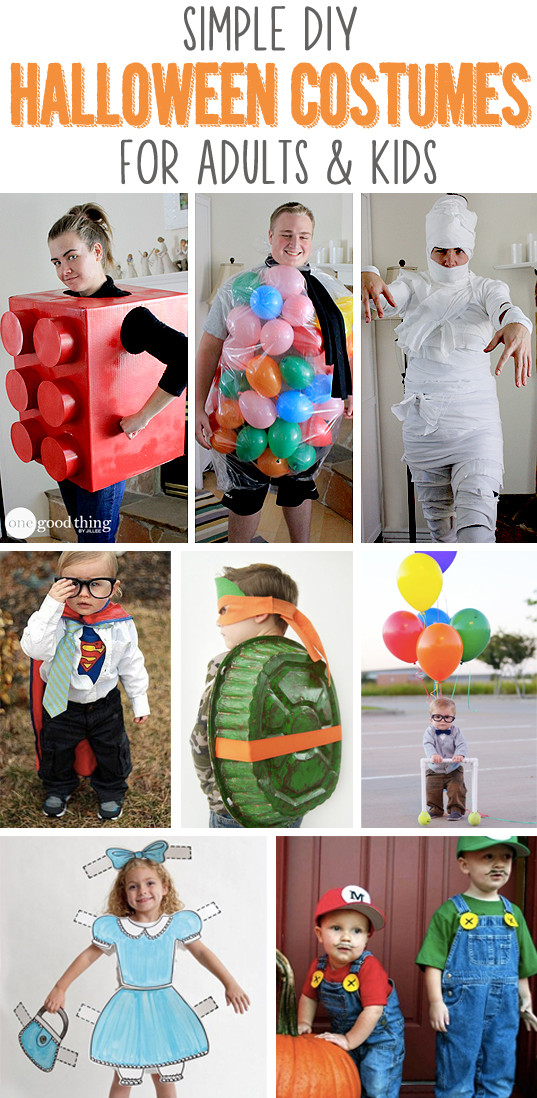 Easy DIY Costume For Kids
 Simple DIY Halloween Costumes For Adults & Kids e Good