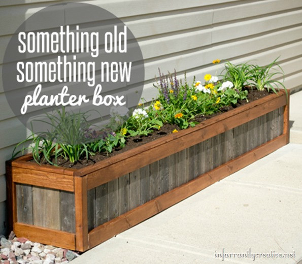 Easy DIY Planter Box
 “Something Old Something New” Planter Box