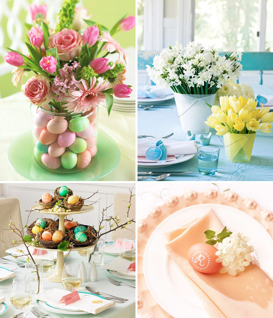 Easy Easter Party Ideas
 4 Easy Spring Ideas for Table Decorations perfect for