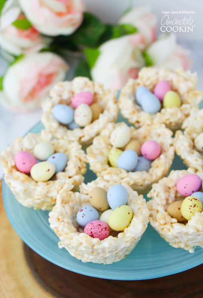 Easy Easter Recipes For Kids
 Rice Krispie Nests a quick and easy no bake Easter treat