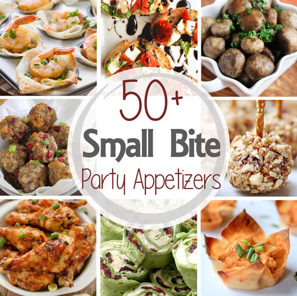 Easy Finger Food Ideas For Christmas Party
 50 Small Bite Party Appetizers Julie s Eats & Treats