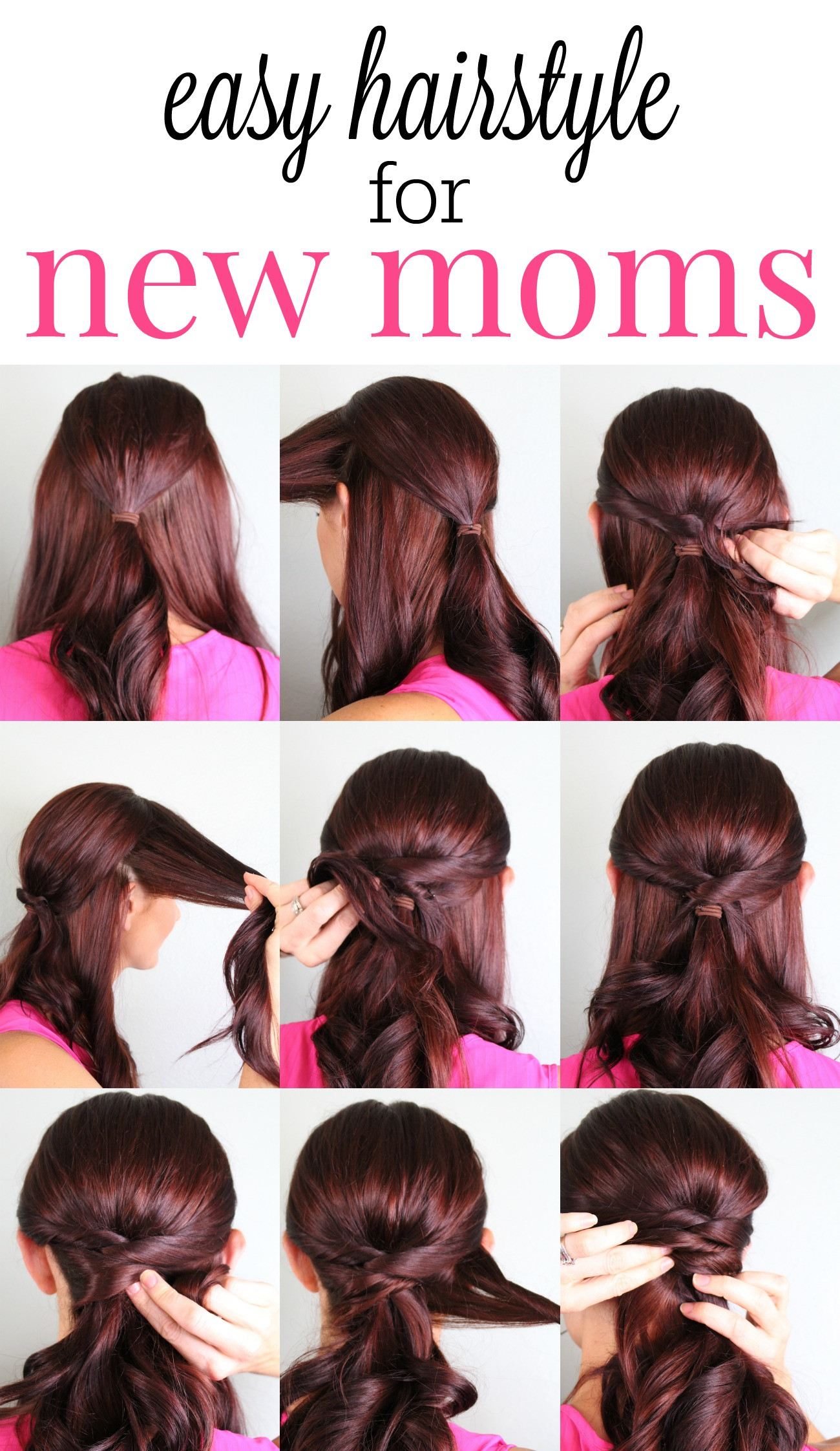 Easy Hairstyles For Moms
 Easy Hairstyle for New Moms