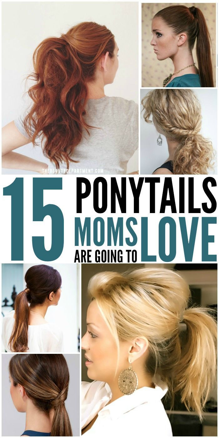 Easy Hairstyles For Moms
 Ponytails Easy Tips to Make them look Fancy