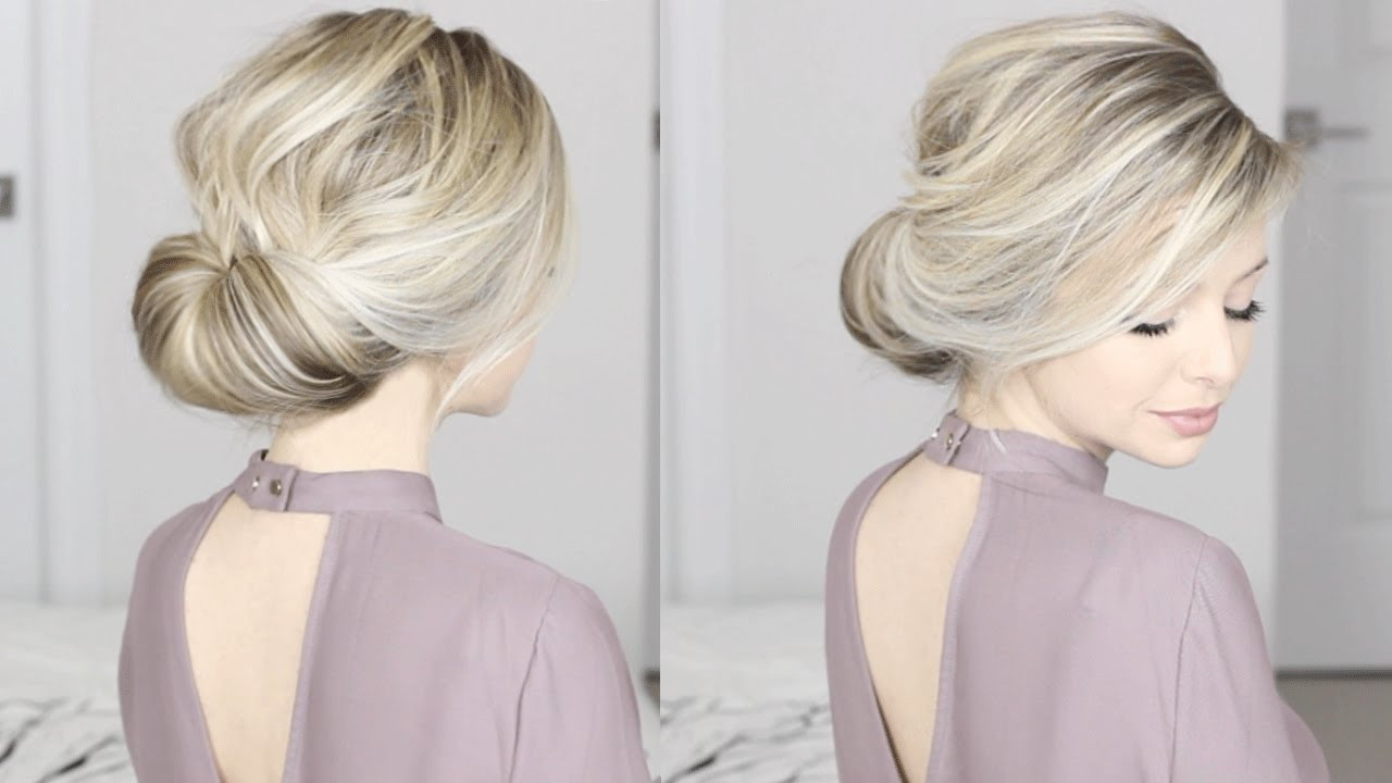 Easy Hairstyles For Shoulder Length Hair
 EASIEST Updo ever Super simple & perfect for long medium