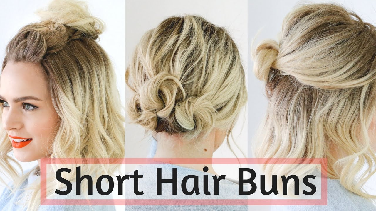 Easy Hairstyles For Shoulder Length Hair
 Quick Bun Hairstyles for Short Medium Hair Hair