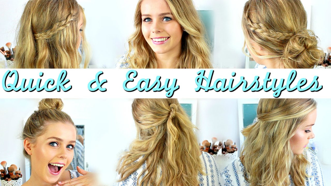Easy Hairstyles For Shoulder Length Hair
 Quick Easy Heatless Hairstyles How To Style Medium