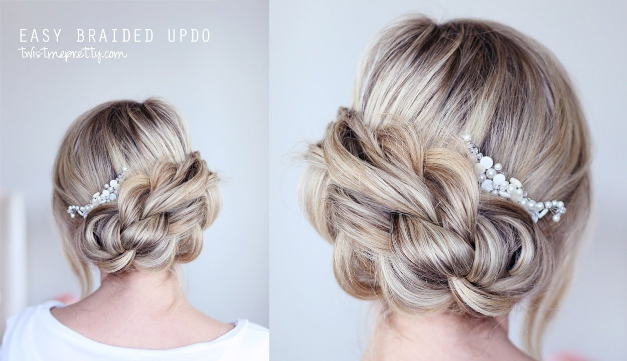 Easy Hairstyles To Do
 EASY Braided Updo