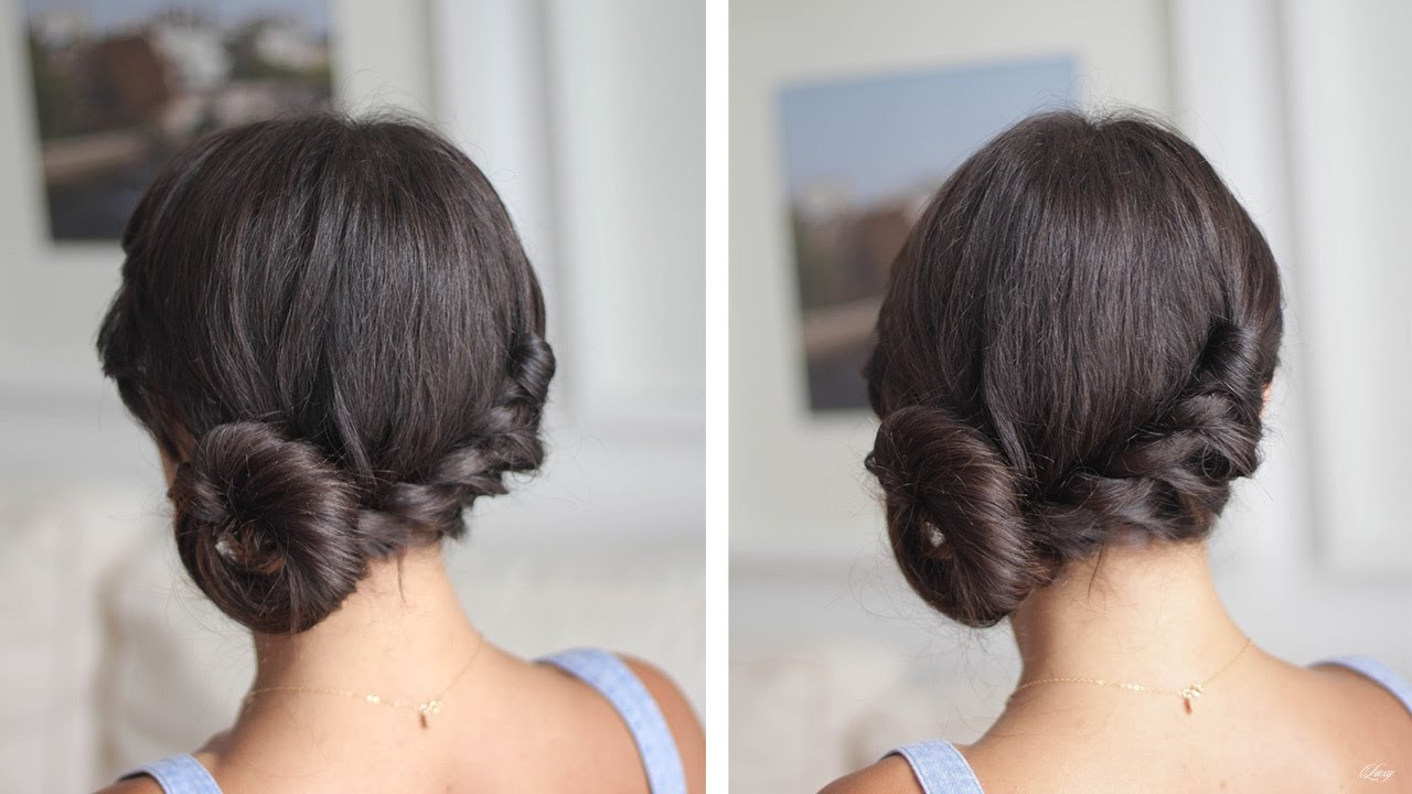 Easy Hairstyles To Do
 Easy Twisted Side Bun