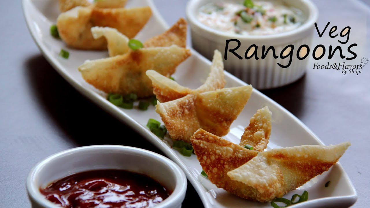 Easy Indian Snack Recipes
 Veg Rangoon cream cheese wontons
