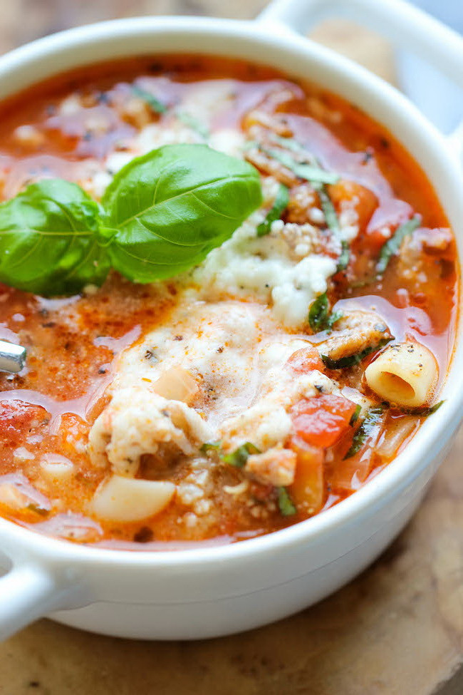 Easy Italian Dinner Recipes
 Easy Recipe For Italian Sausage Tomato And Macaroni Soup