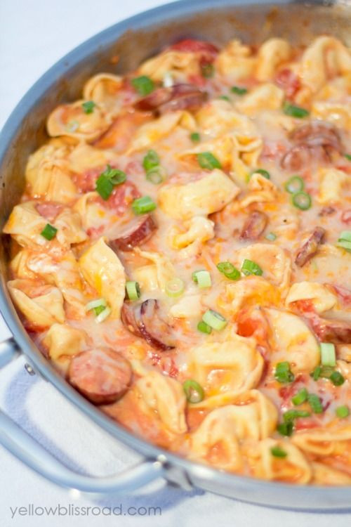 Easy Italian Dinner Recipes
 Tortellini Soup with Italian Sausage & Spinach