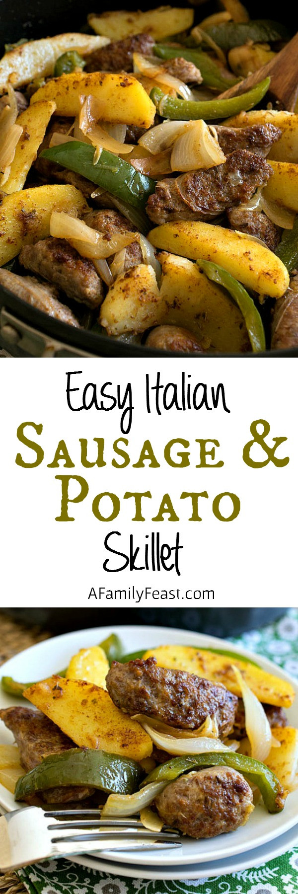 Easy Italian Dinner Recipes
 Easy Italian Sausage and Potato Skillet A Family Feast