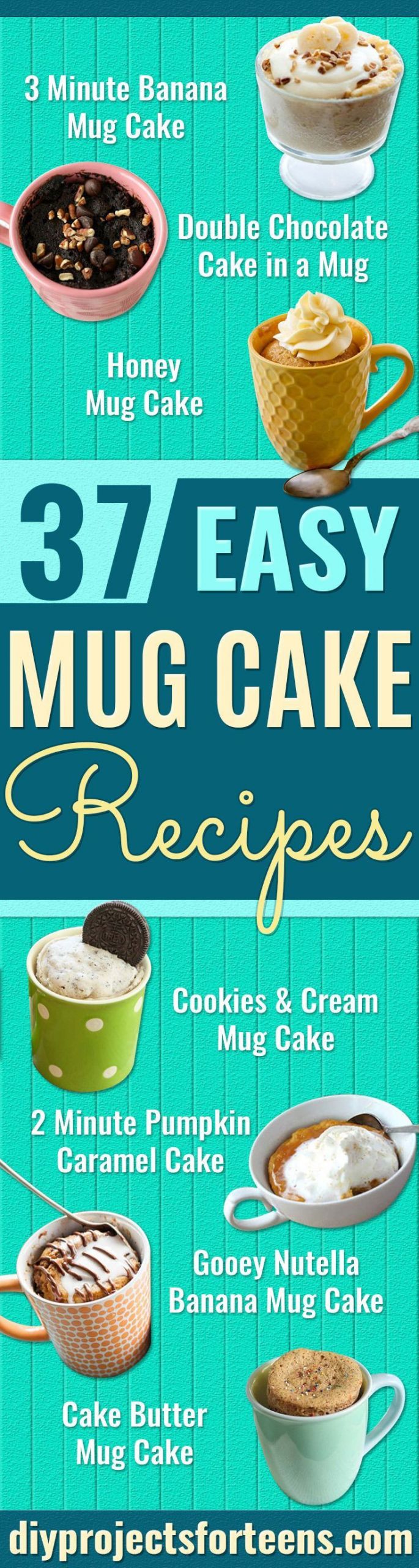 Easy Microwave Mug Cake
 37 Easy Mug Cake Recipes DIY for Teens