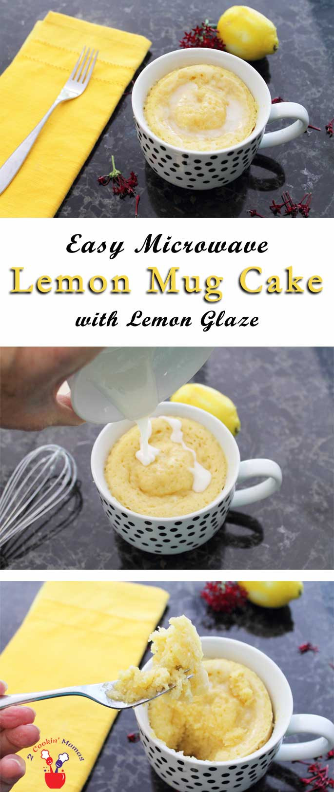 Easy Microwave Mug Cake
 Easy Microwave Lemon Mug Cake with Lemon Glaze 2 Cookin