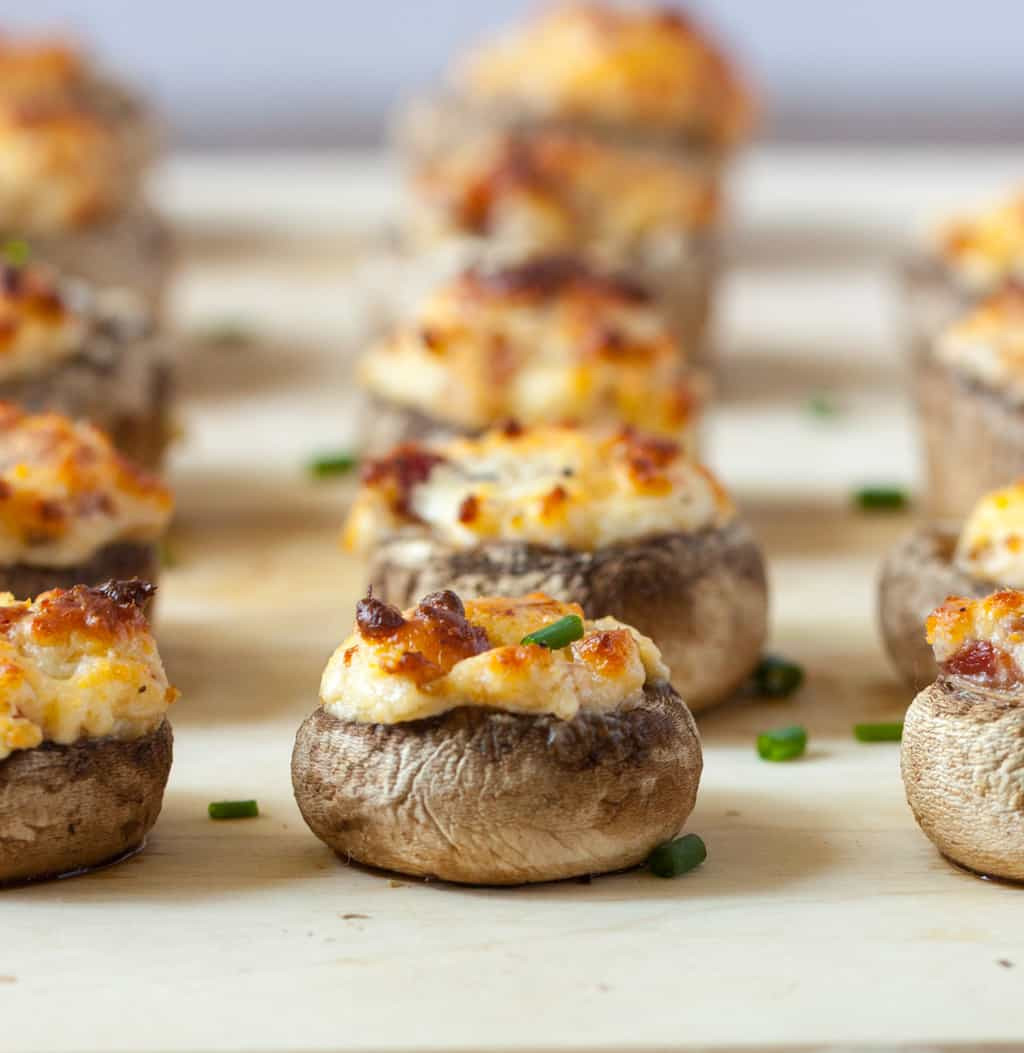 Easy Mushroom Appetizers
 Bacon Stuffed Mushrooms Basil And Bubbly