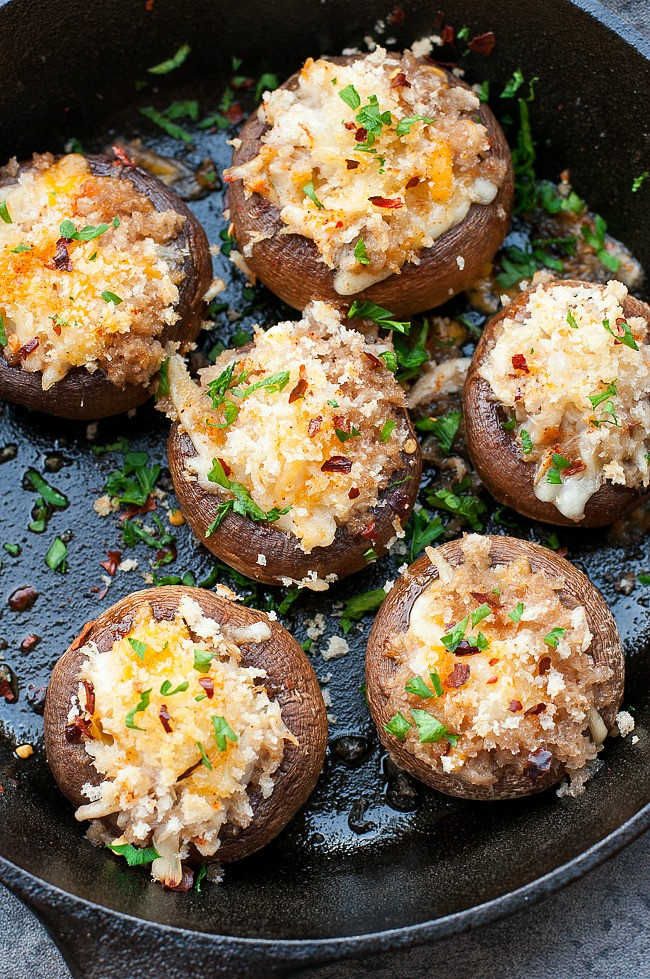 Easy Mushroom Appetizers
 Crab Stuffed Mushrooms