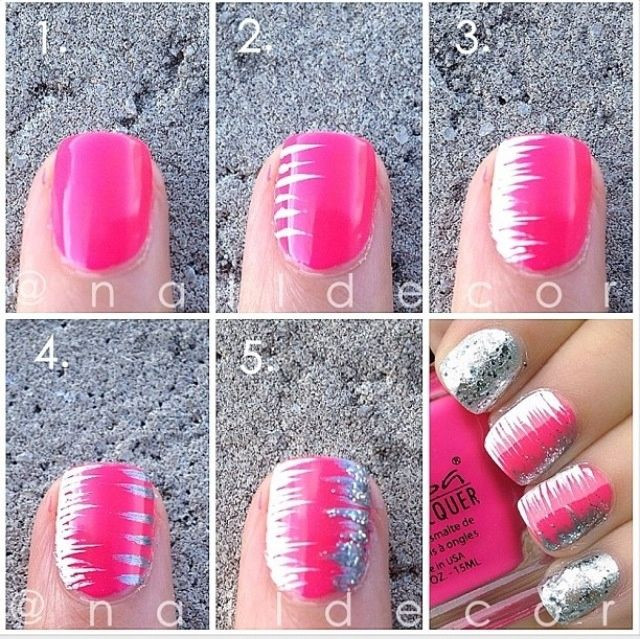 Easy Nail Art Step By Step
 25 Easy Step by Step Nail Tutorials for Girls Pretty Designs