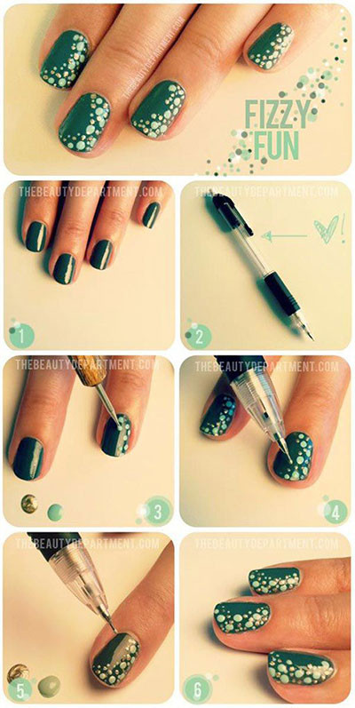 Easy Nail Art Step By Step
 25 Very Easy & Simple Step By Step Nail Art Tutorials For