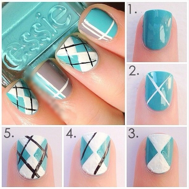 Easy Nail Art Step By Step
 Step by Step Nail Art Picture Tutorial Best and Easy