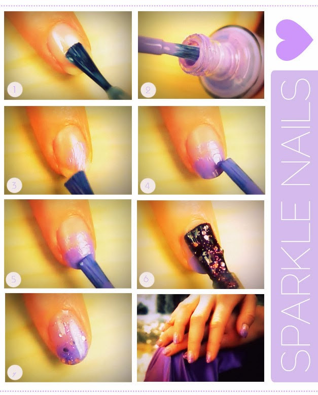 Easy Nail Art Step By Step
 Simple Nail Art Step by Step Instruction