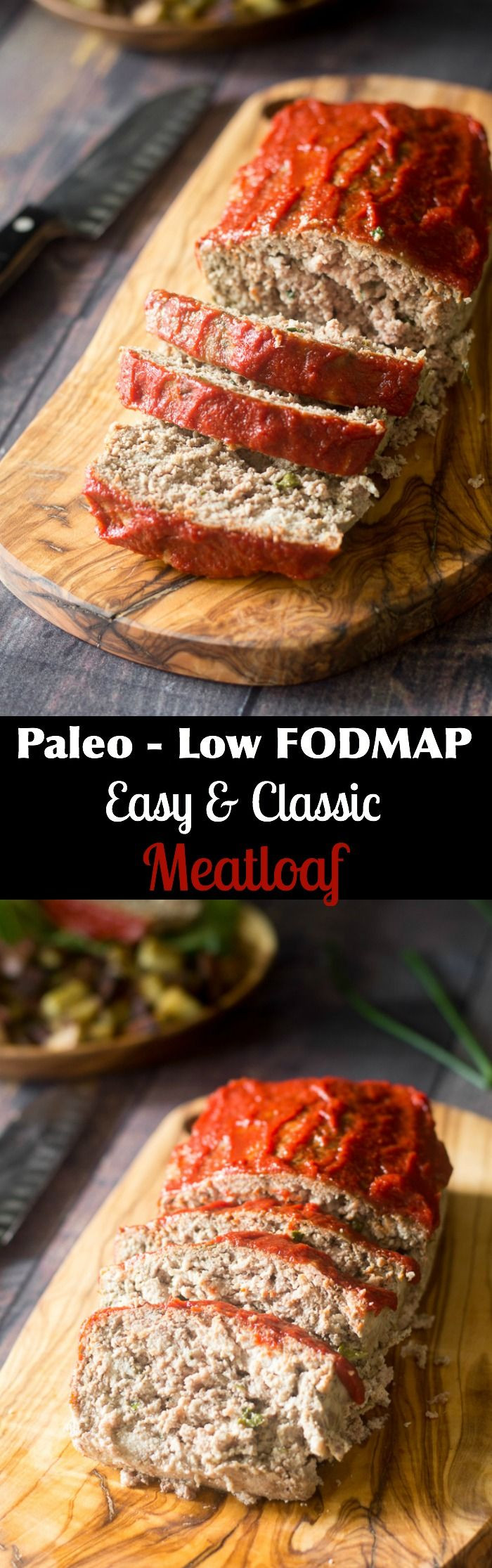Easy Paleo Meatloaf
 Easy Paleo Low FODMAP Meatloaf gluten free whole30