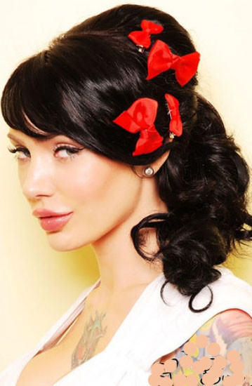 Easy Pinup Hairstyles
 CUTE LONG HAIRCUTS PIN UP HAIRSTYLES FOR LONG HAIR CAN