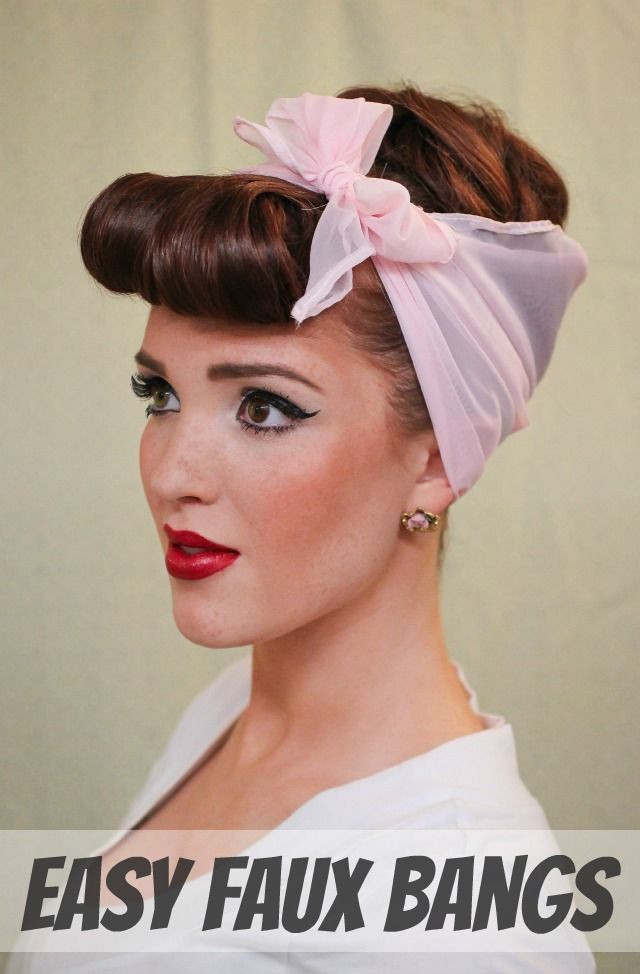 Easy Pinup Hairstyles
 The Freckled Fox Modern Pin up Week 4 Easy Faux
