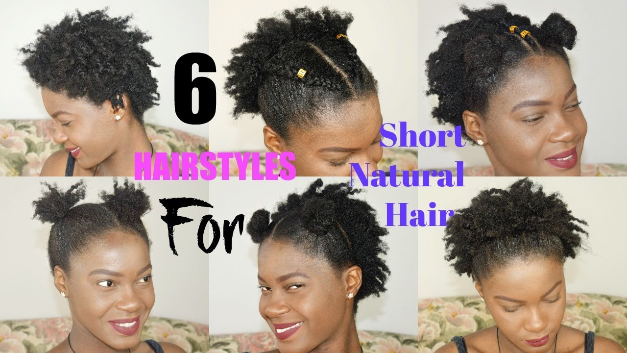 Easy Quick Natural Hairstyles
 6 QUICK & EASY Everyday Natural Hairstyles for Short