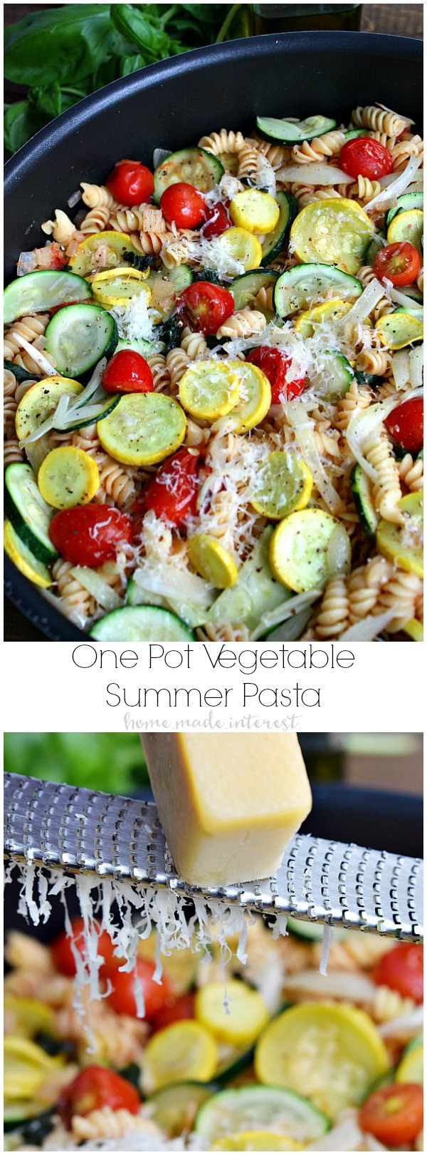Easy Summer Vegetarian Recipes
 e Pot Summer Ve able Pasta Home Made Interest