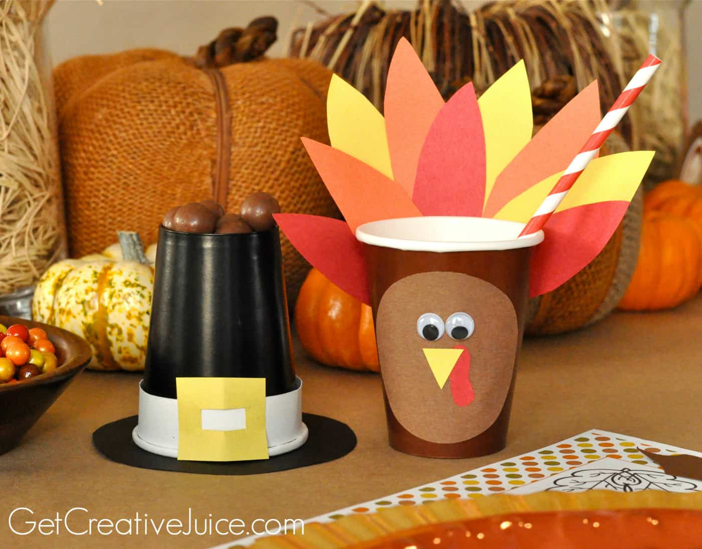Easy Thanksgiving Table Decorations
 20 Festive DIY Thanksgiving Crafts That You Are Going To