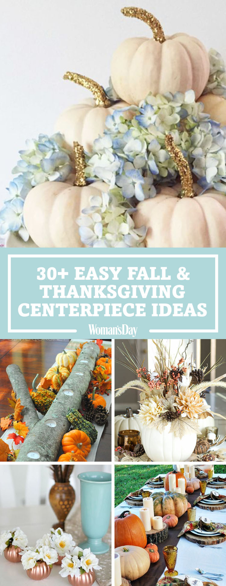 Easy Thanksgiving Table Decorations
 40 Fall and Thanksgiving Centerpieces DIY Ideas for Fall