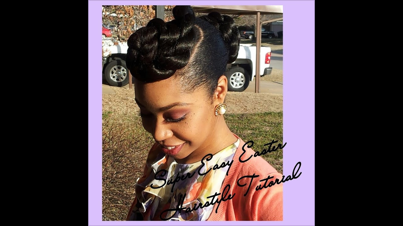 Easy Transitioning Hairstyles
 Super Easy Easter Hairstyle Tutorial Natural Hair